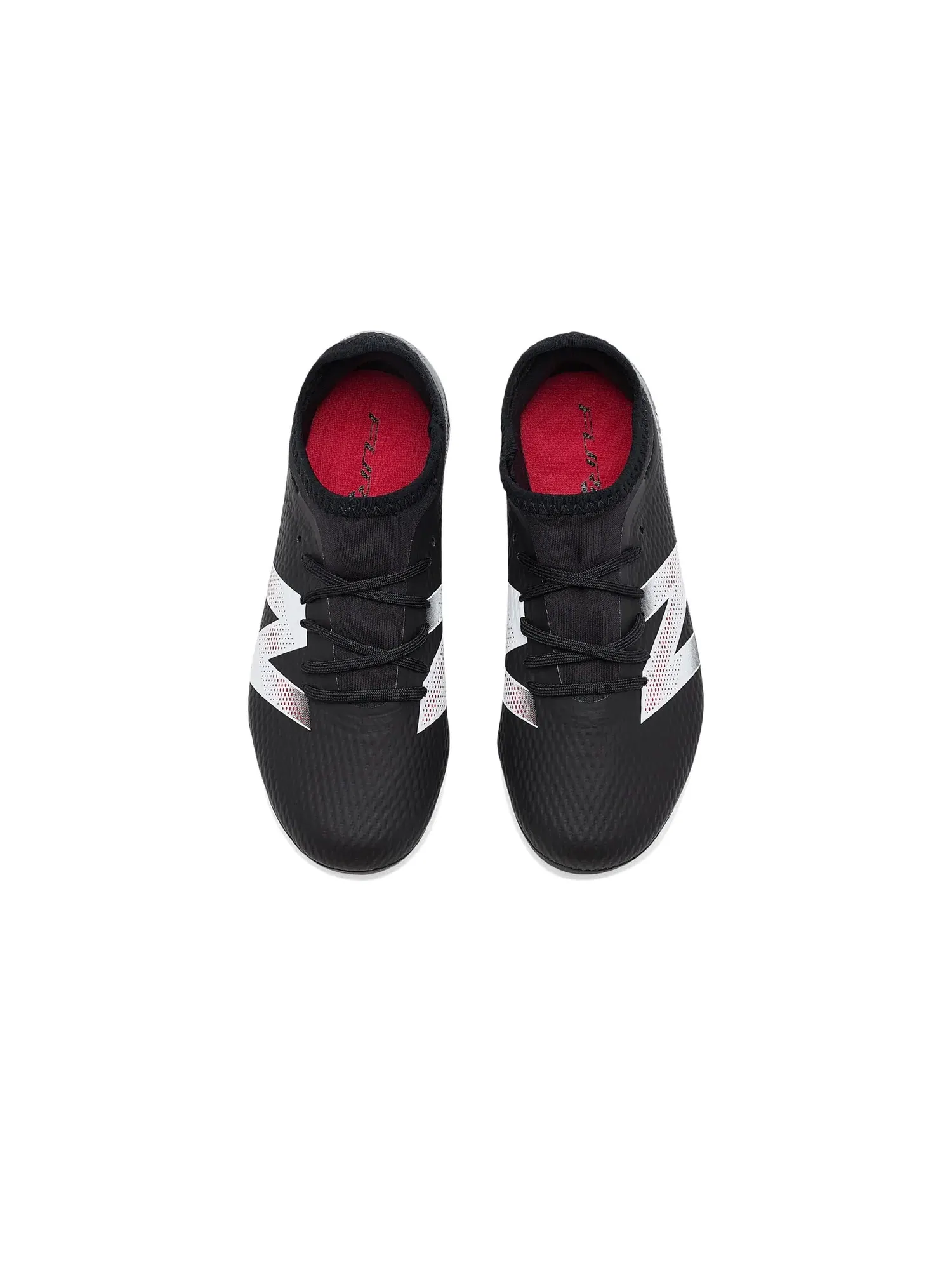 Бутсы Furon Team Junior Fg V9 (для маленьких и больших детей) New Balance Kids — изображение 2 из 4, черный/белый