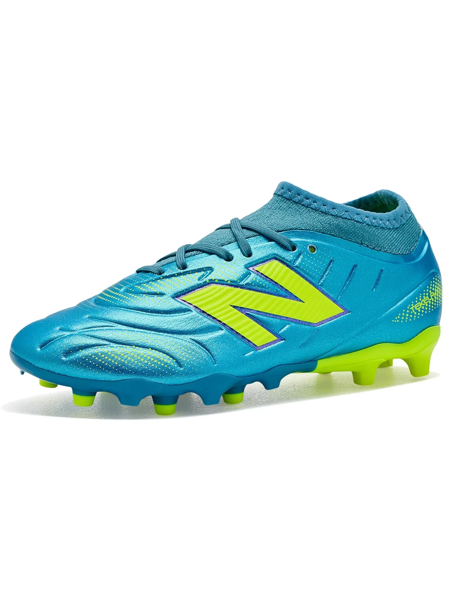 Бутсы Tekela Team Low Laced Junior Fg V5 (для маленьких и больших детей) New Balance Kids — изображение 1 из 4