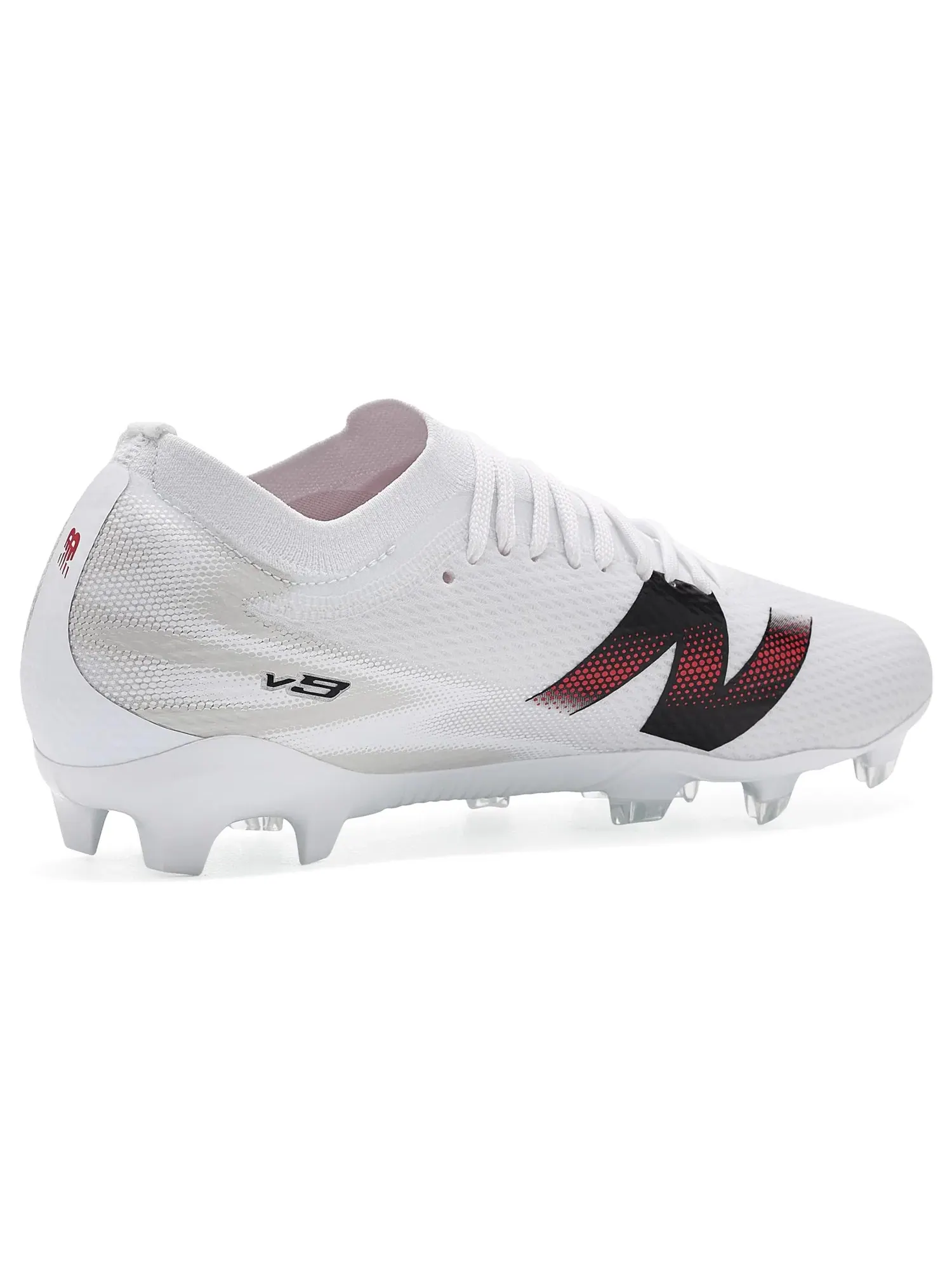 Бутсы Furon Team FG V9 New Balance — изображение 3 из 4, белый/черный