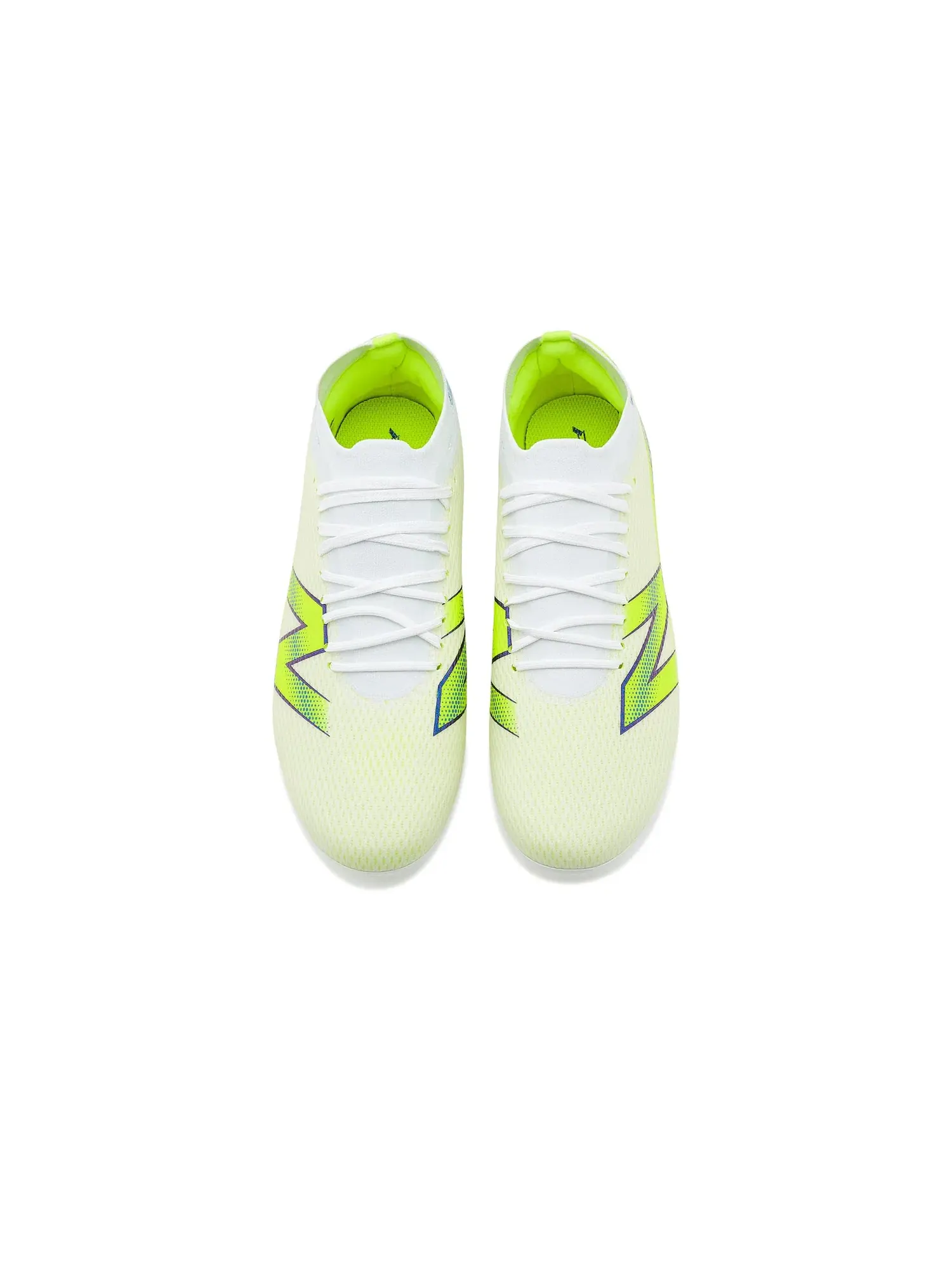 Бутсы Furon Team FG V9 New Balance — изображение 2 из 4, белый/зеленый
