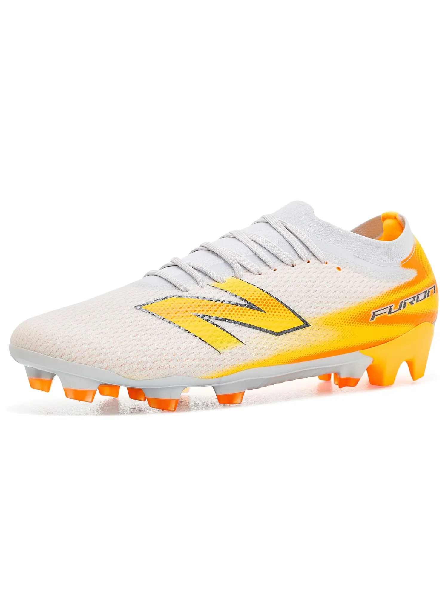 Бутсы Furon Team FG V9 New Balance — изображение 1 из 4, оранжевый