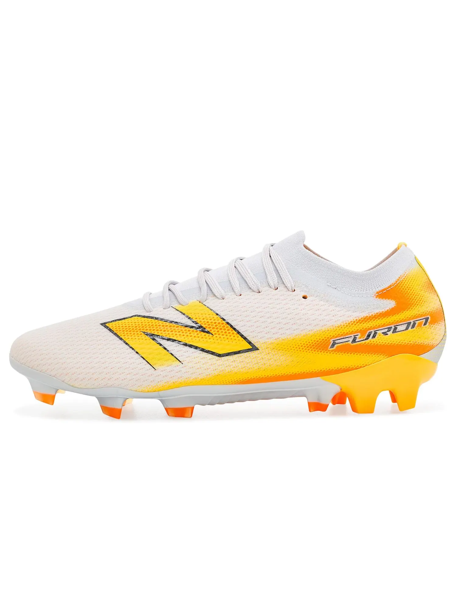 Бутсы Furon Team FG V9 New Balance — изображение 4 из 4, оранжевый