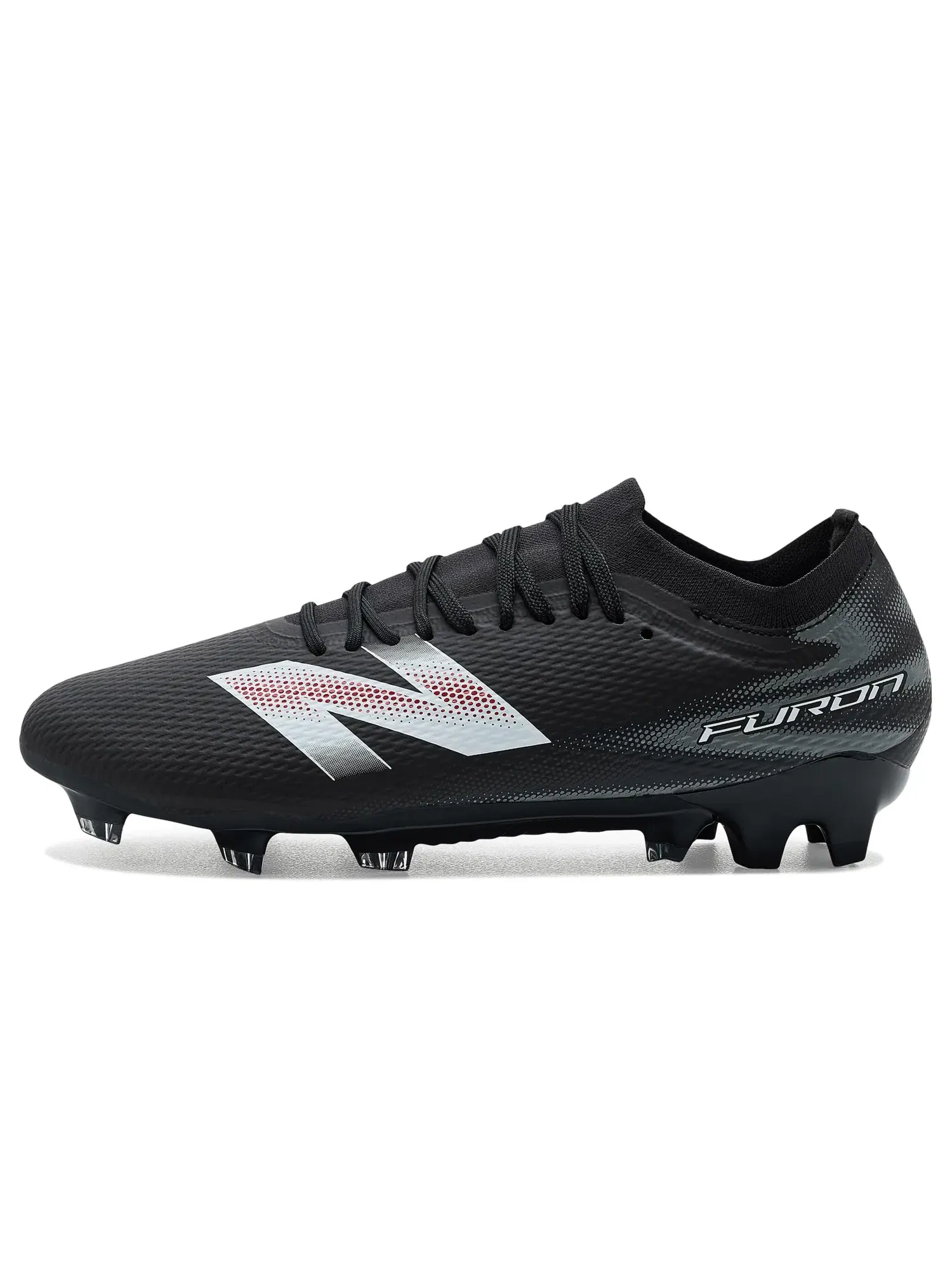 Бутсы Furon Team FG V9 New Balance — изображение 4 из 4, черный/белый
