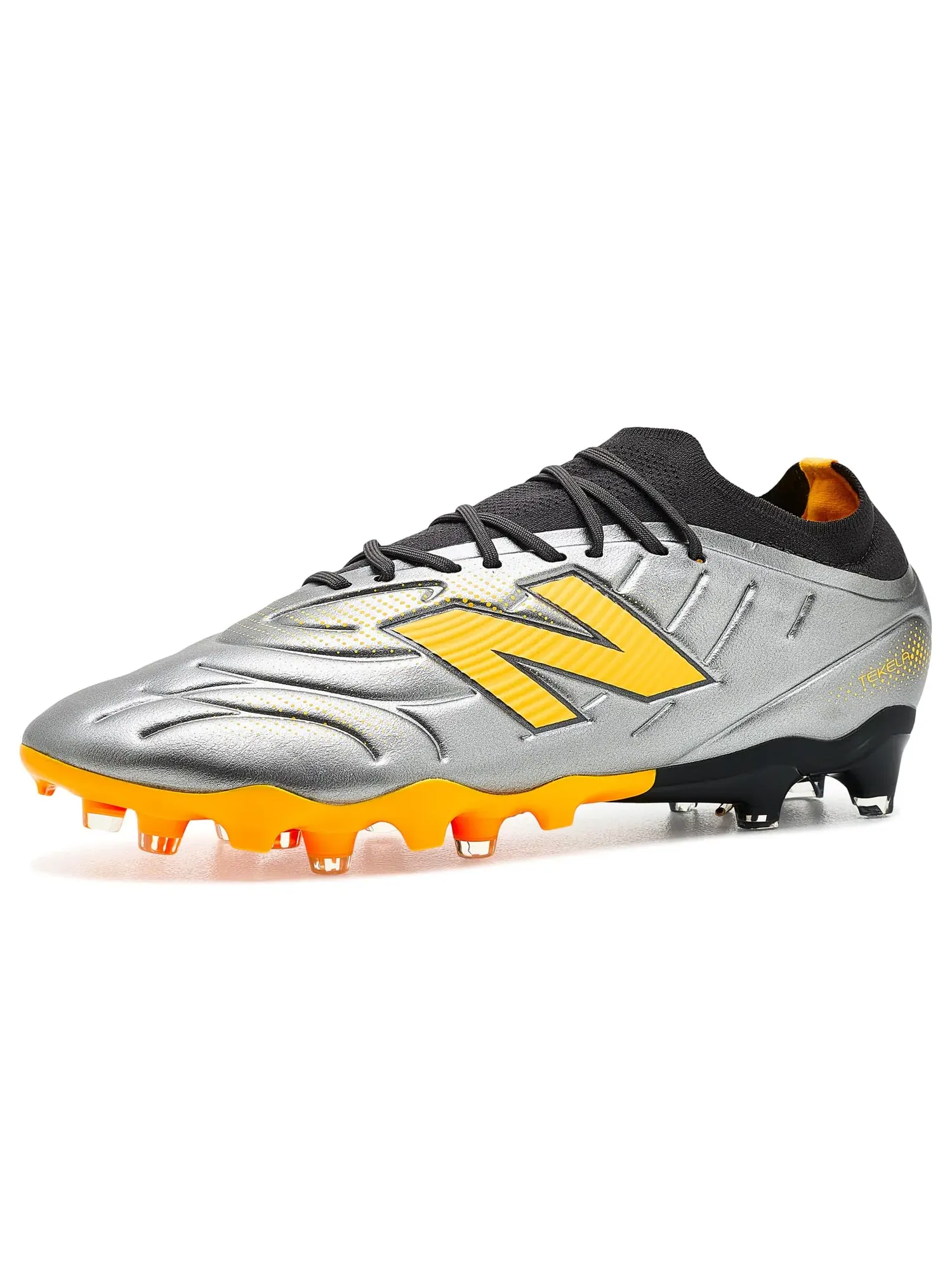 Бутсы Tekela Team Low Laced FG V5 New Balance — изображение 1 из 4, серый/черный