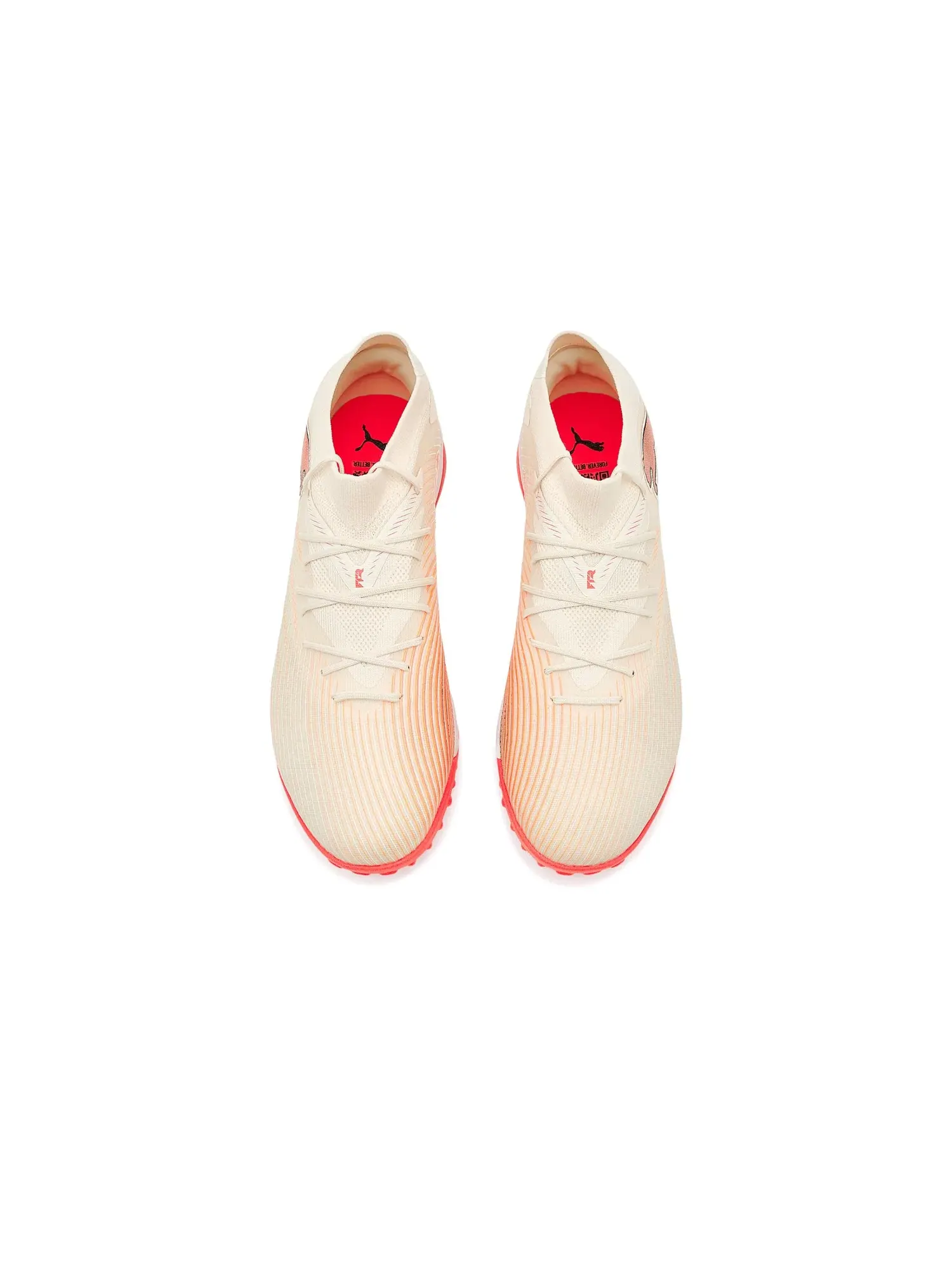 Бутсы для тренировок Future 9 Match Turf Training Soccer Shoes Puma — изображение 2 из 4, белый/красный/черный
