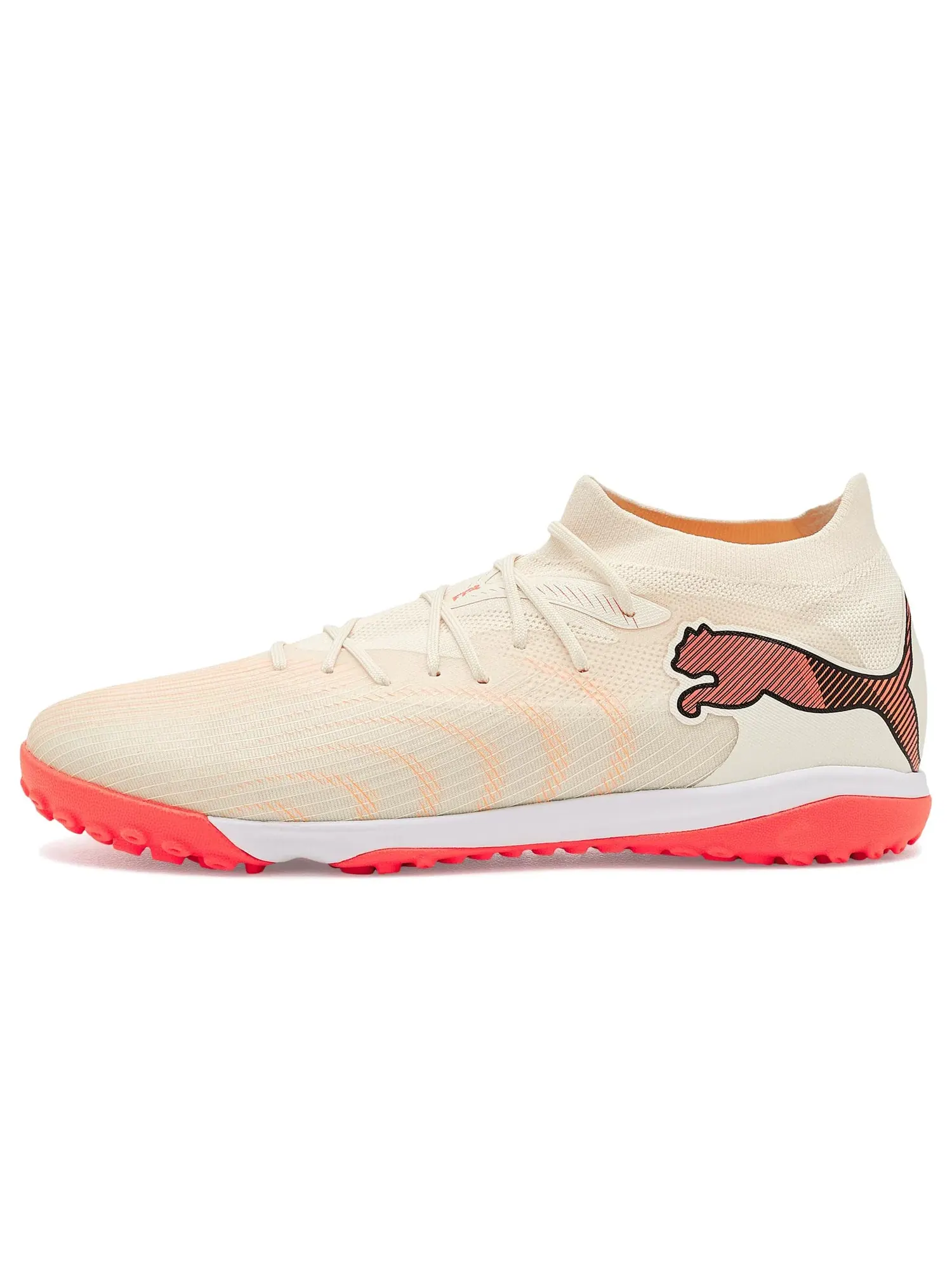 Бутсы для тренировок Future 9 Match Turf Training Soccer Shoes Puma — изображение 4 из 4, белый/красный/черный