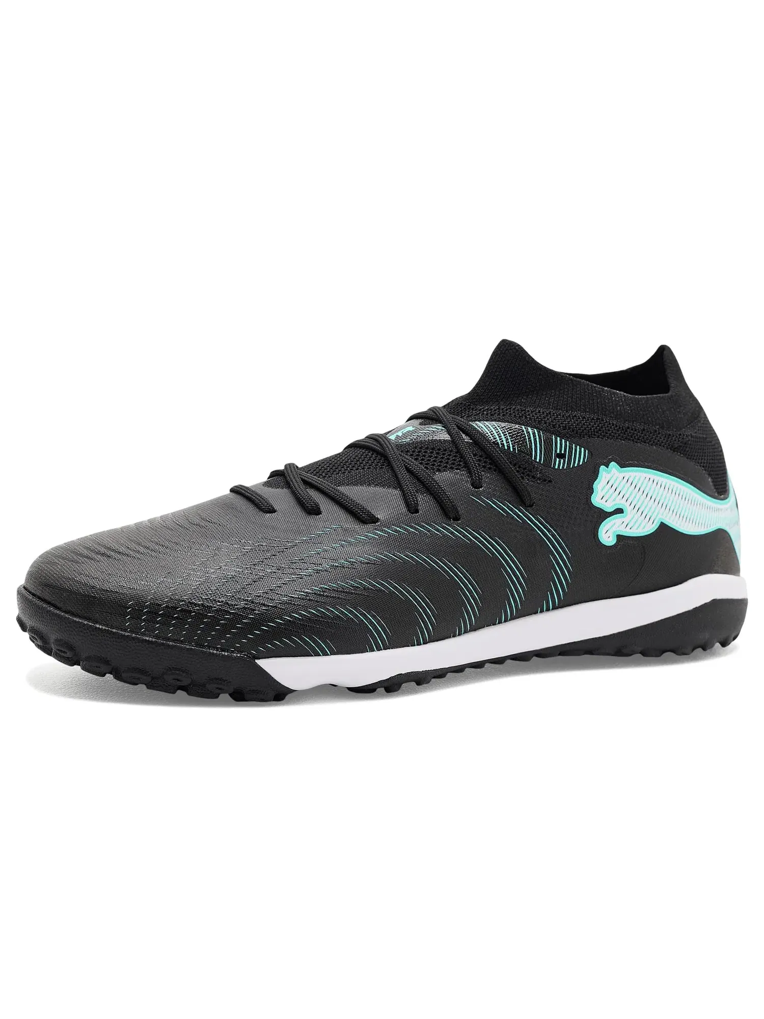 Бутсы для тренировок Future 9 Match Turf Training Soccer Shoes Puma — изображение 1 из 4, черный//белый