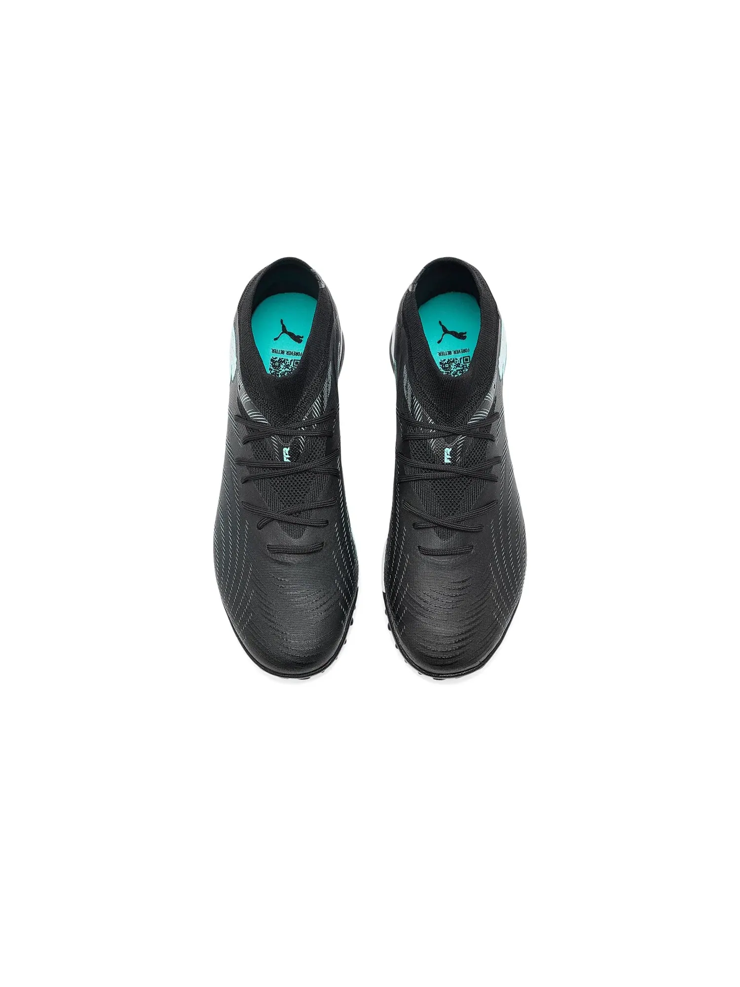 Бутсы для тренировок Future 9 Match Turf Training Soccer Shoes Puma — изображение 2 из 4, черный//белый