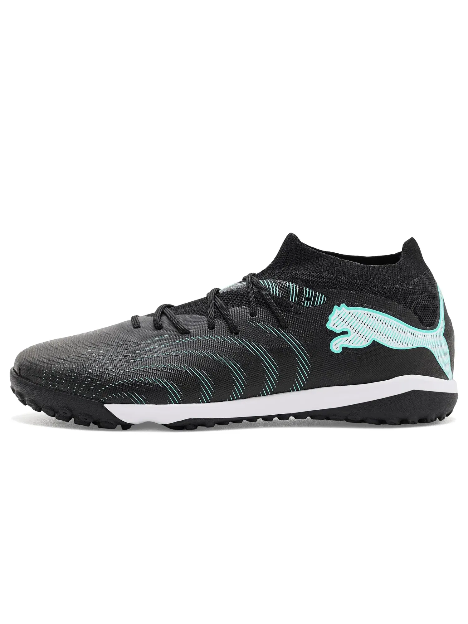 Бутсы для тренировок Future 9 Match Turf Training Soccer Shoes Puma — изображение 4 из 4, черный//белый