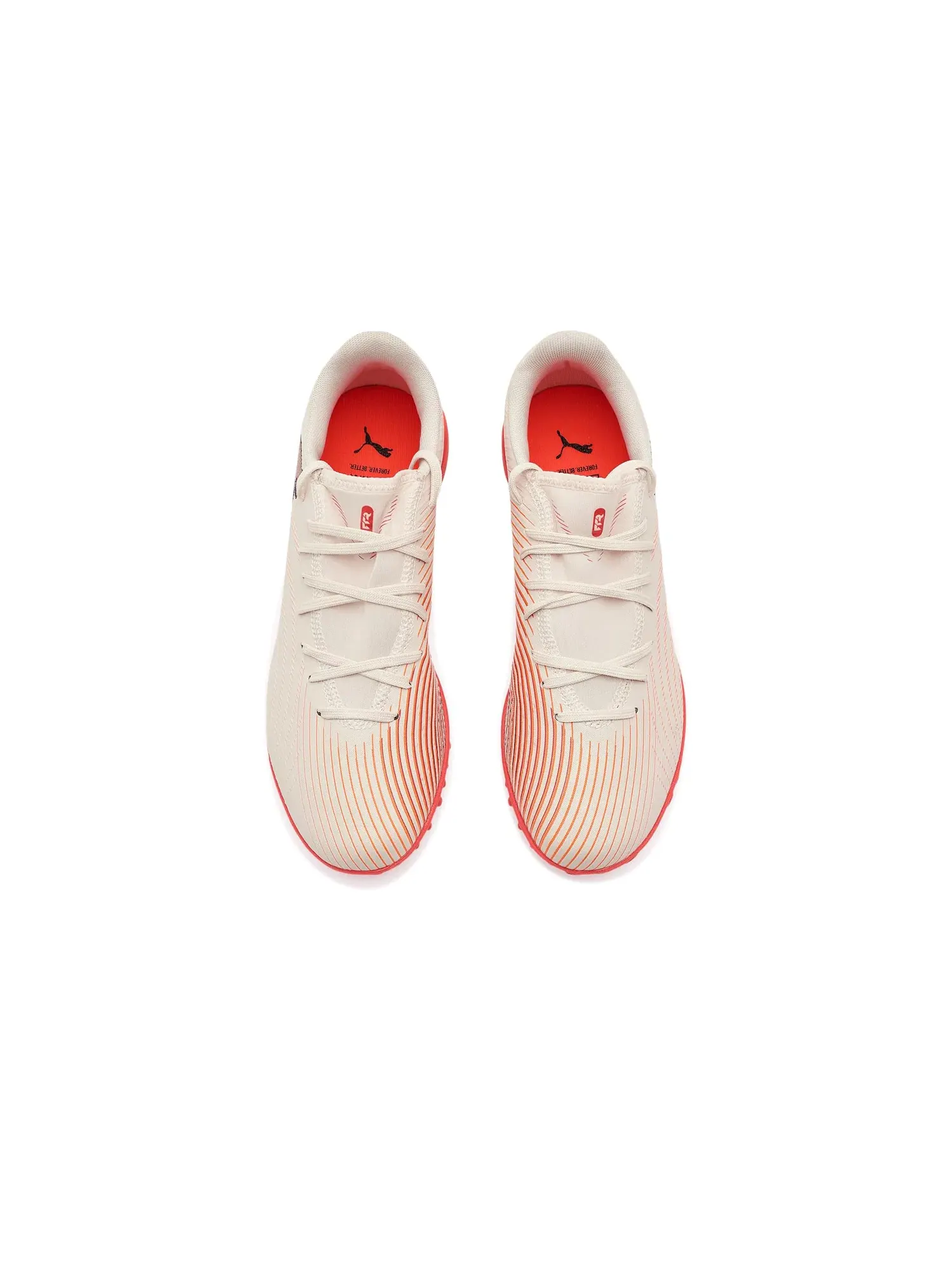 Бутсы для тренировок Future 9 Play Turf Training Soccer Shoes Puma — изображение 2 из 4, белый/красный/черный
