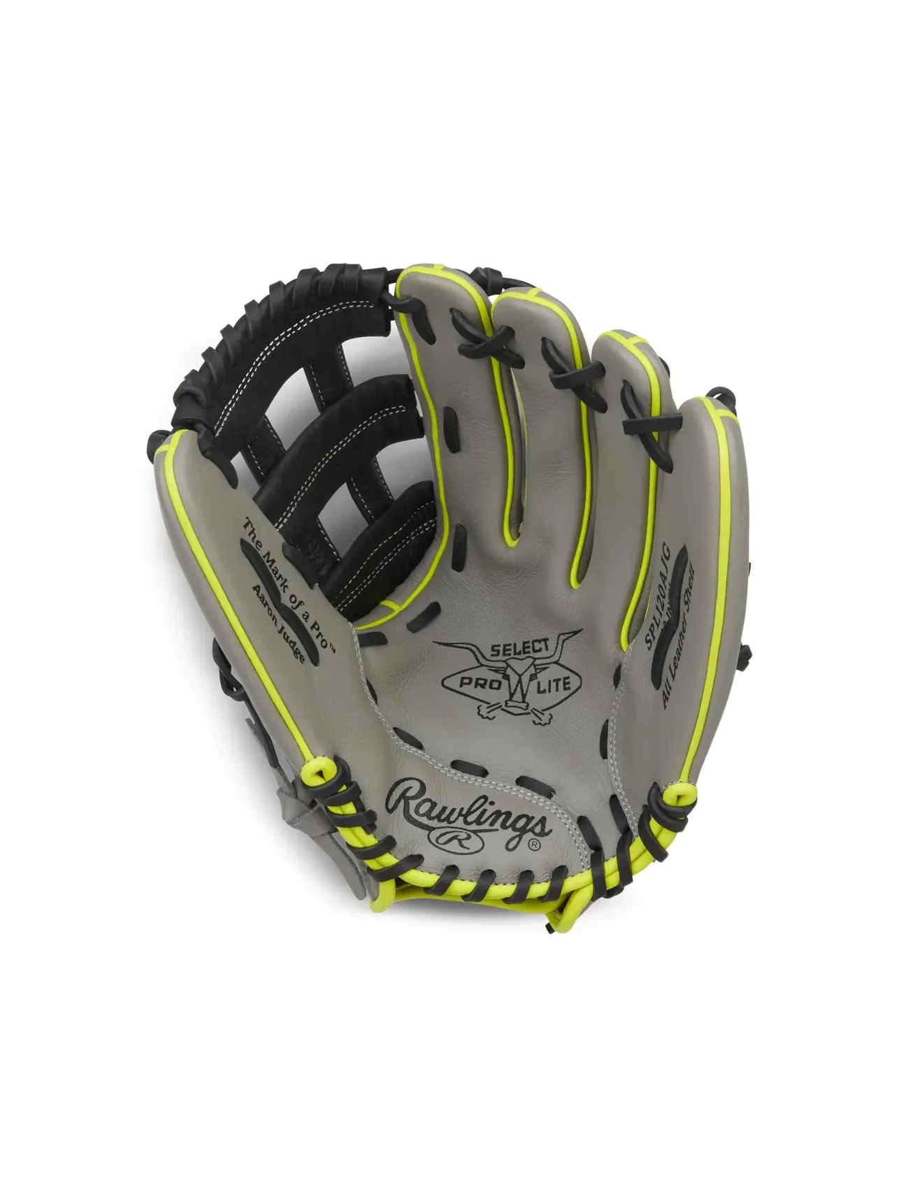 Детская бейсбольная перчатка Select Pro Lite Rawlings — изображение 1 из 2, серый/черный