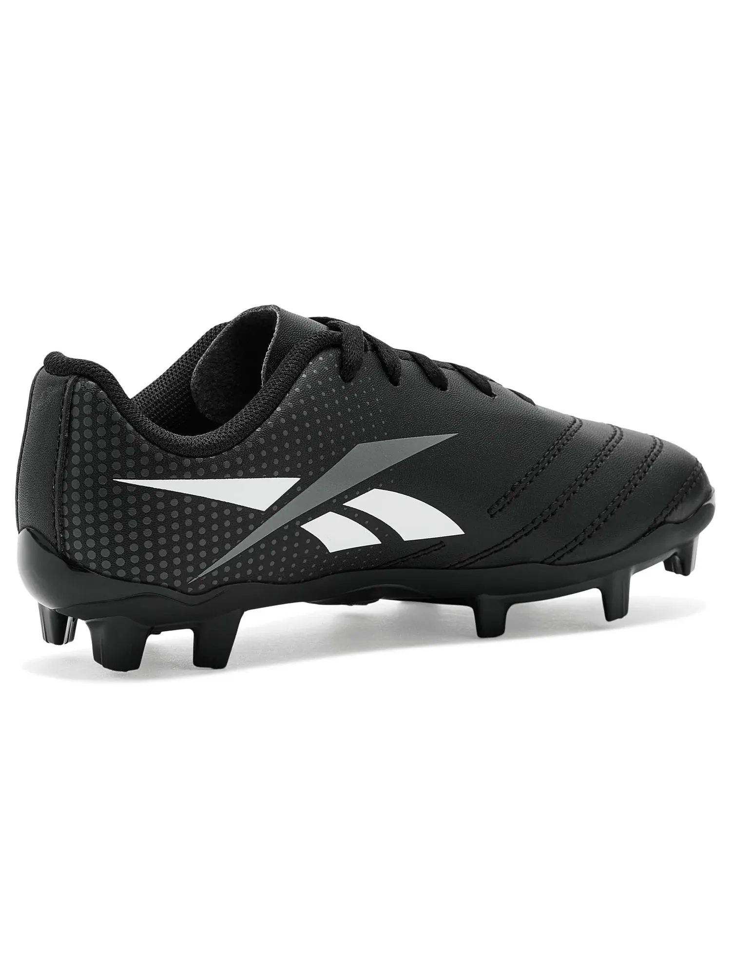 Бутсы Strike MG Soccer Cleat (для маленьких и больших детей) Reebok Kids — изображение 3 из 4, черный/серый