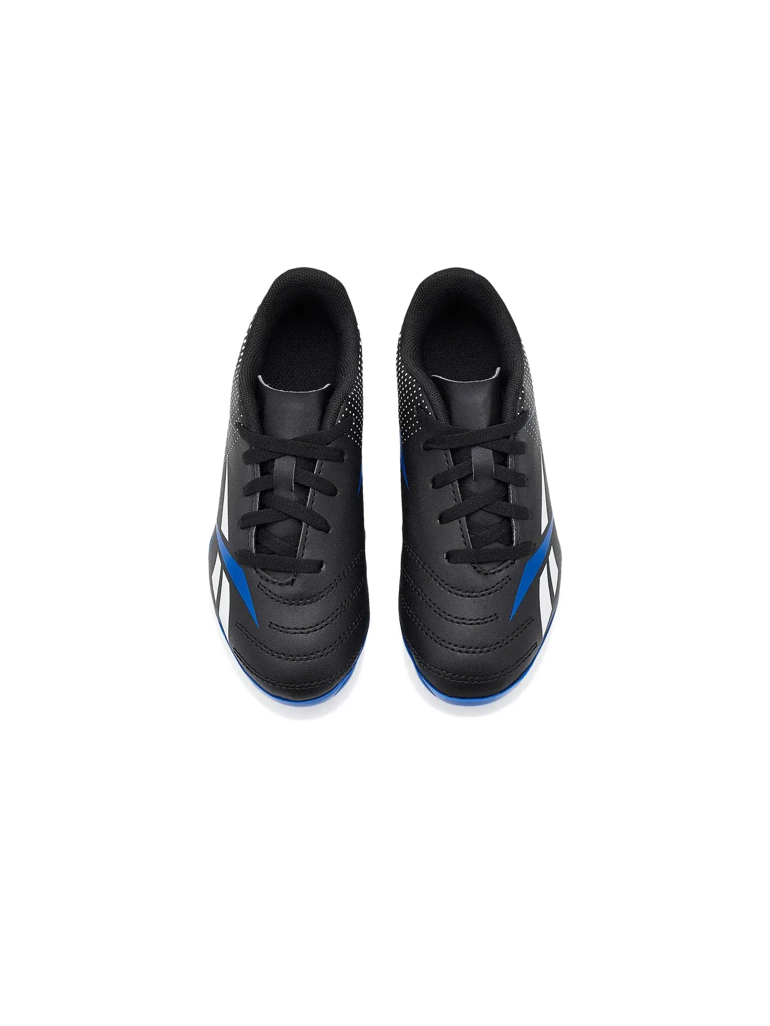 Бутсы Strike MG Soccer Cleat (для маленьких и больших детей) Reebok Kids — изображение 2 из 4, черный/белый/синий