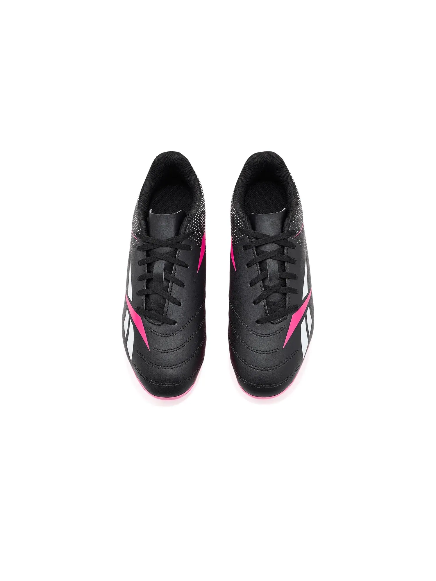 Бутсы Strike MG Soccer Cleat (для маленьких и больших детей) Reebok Kids — изображение 2 из 4, черный/белый/розовый