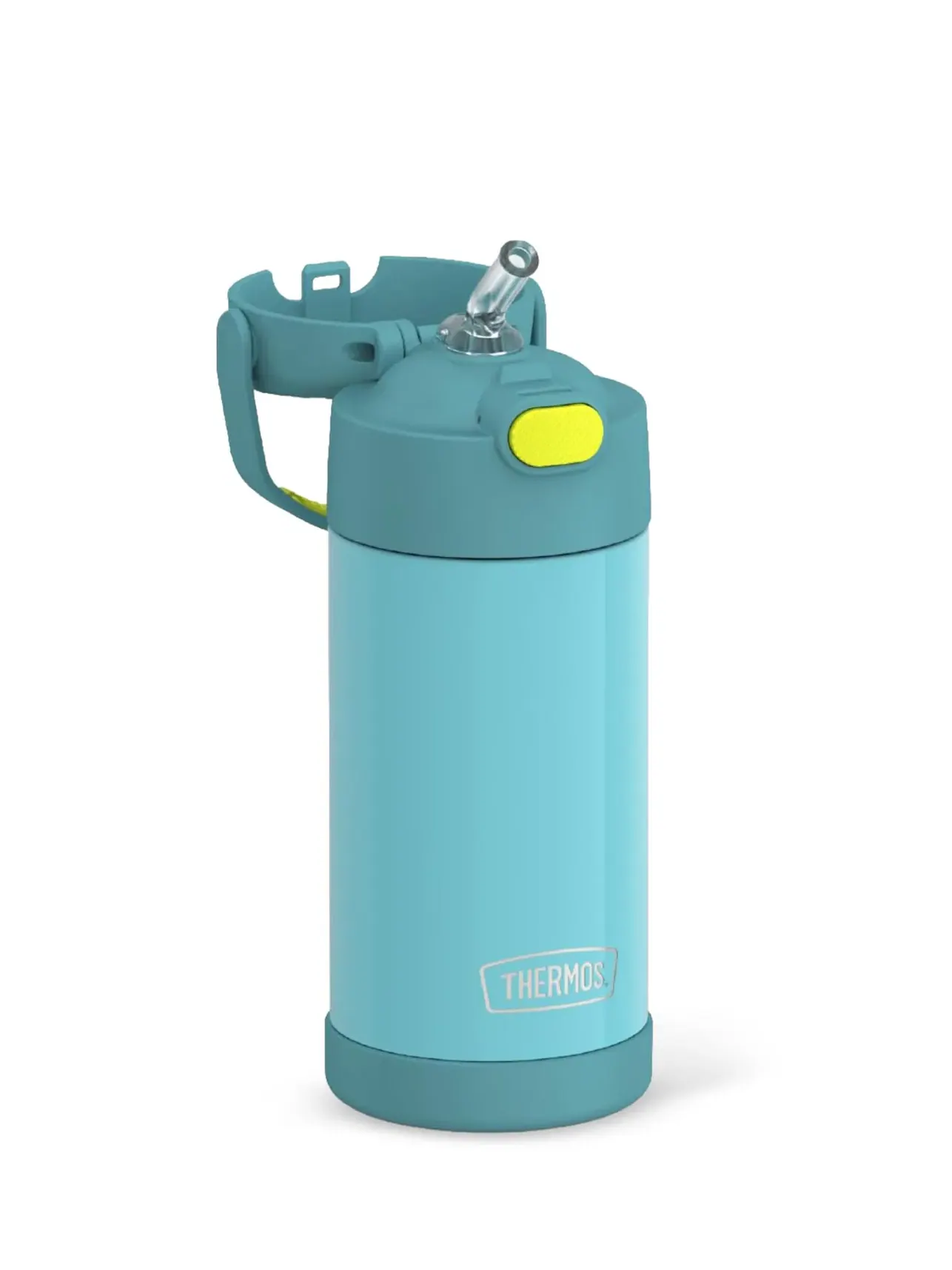 Детская бутылка для воды FUNtainer объемом 355 мл Thermos — изображение 2 из 3, синий/зеленый