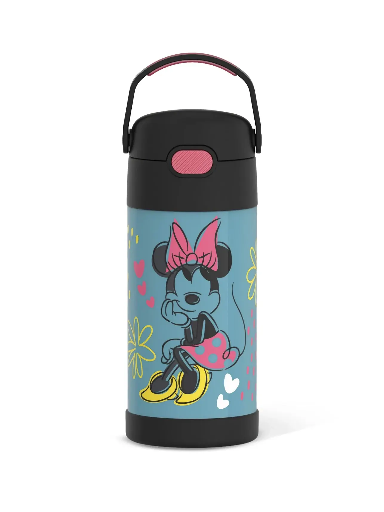 Детская бутылка для воды FUNtainer объемом 355 мл Thermos — изображение 1 из 2, минни маус