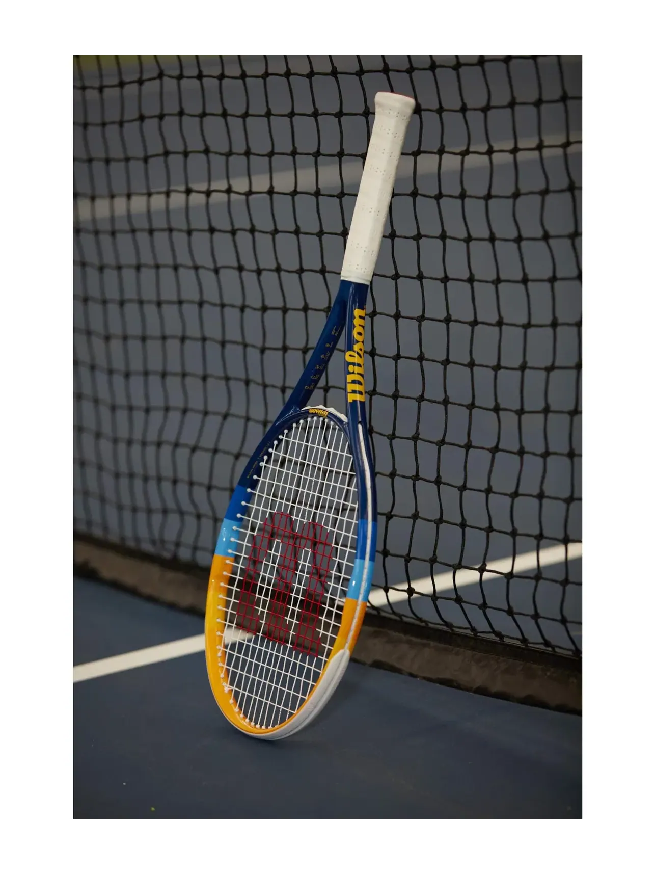 Детская теннисная ракетка для любительского использования Wilson — изображение 3 из 3, темно-синий/оранжевый