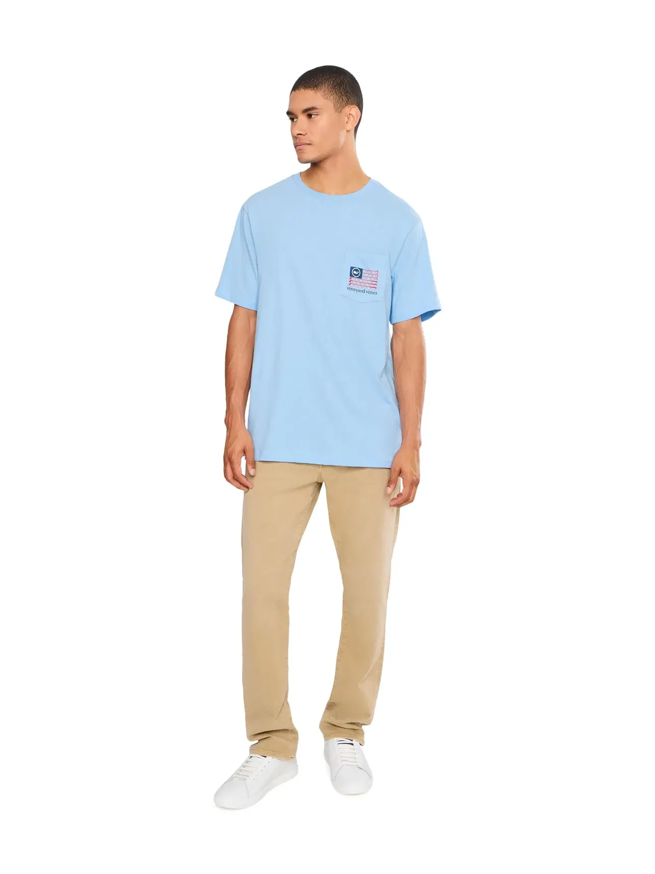 Футболка с коротким рукавом и изображением флага для гольфа Vineyard Vines — 2