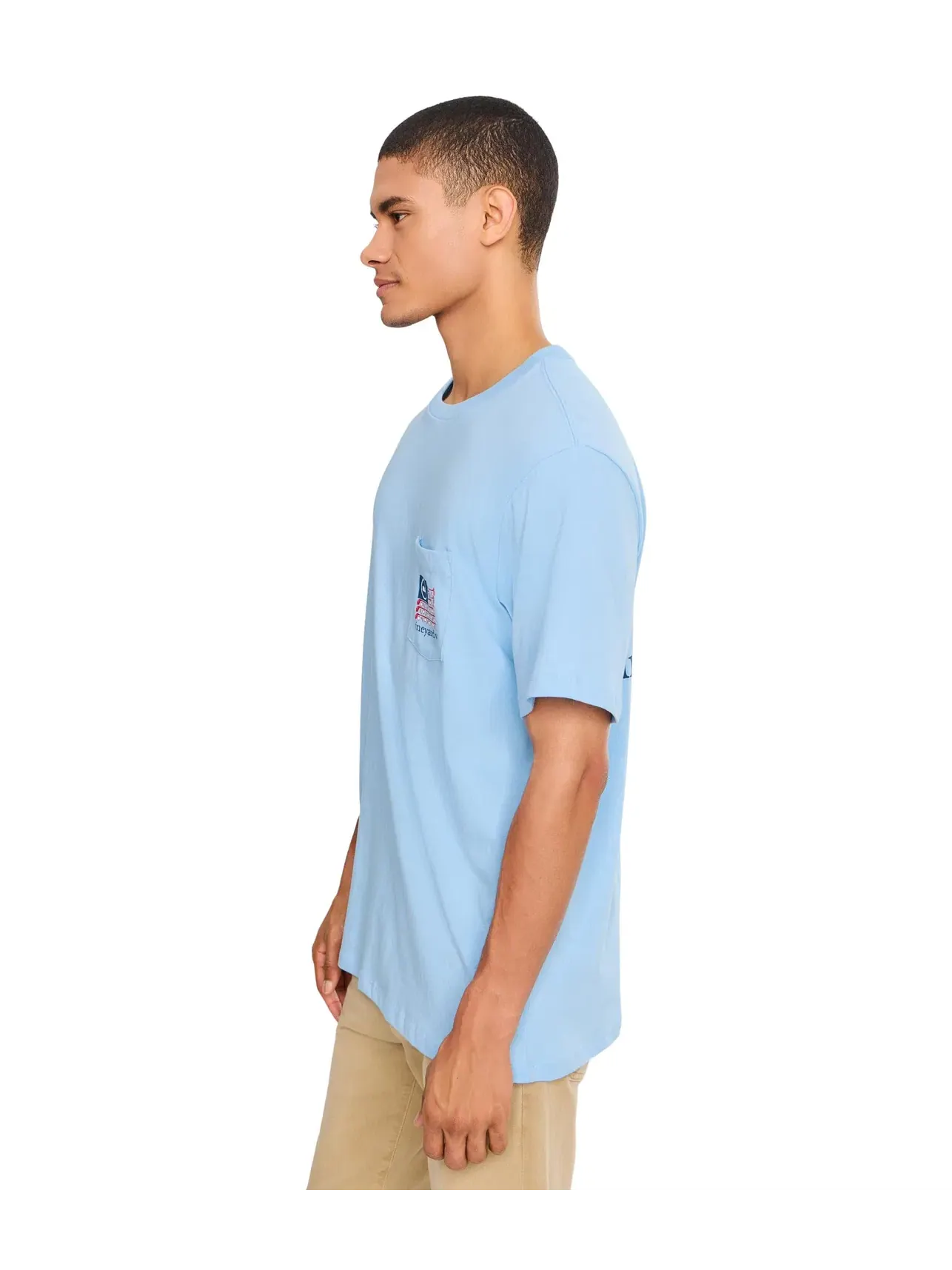 Футболка с коротким рукавом и изображением флага для гольфа Vineyard Vines — 3