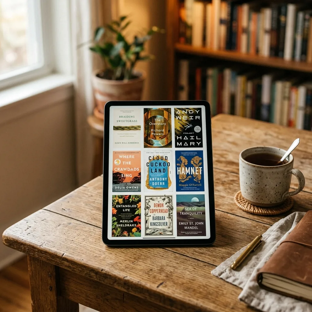 Карточки книг в топе подборок на литературных площадках