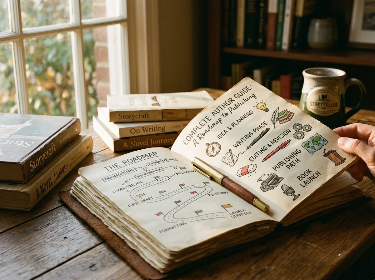 Иллюстрация к гайду по продвижению книги