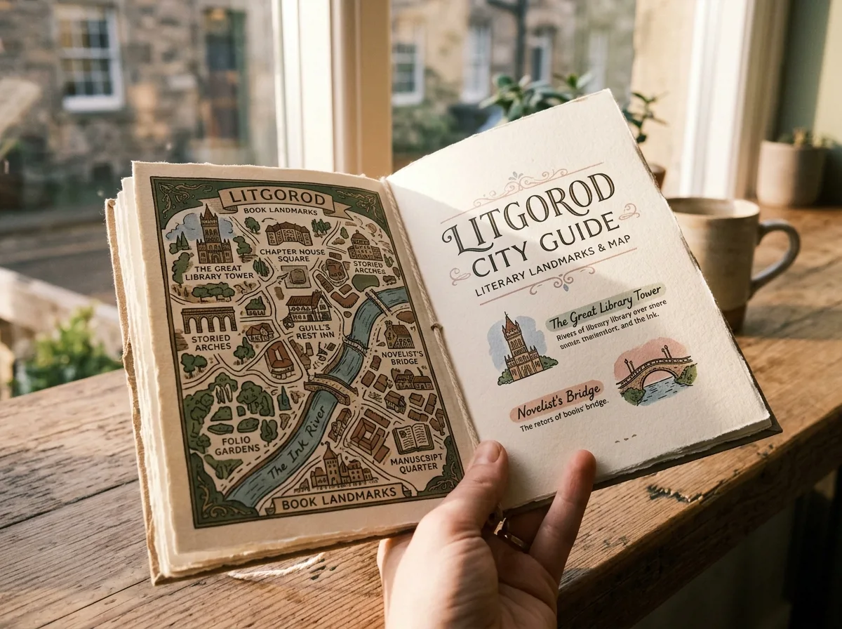 Обложка гайда по продвижению книги на Литгород