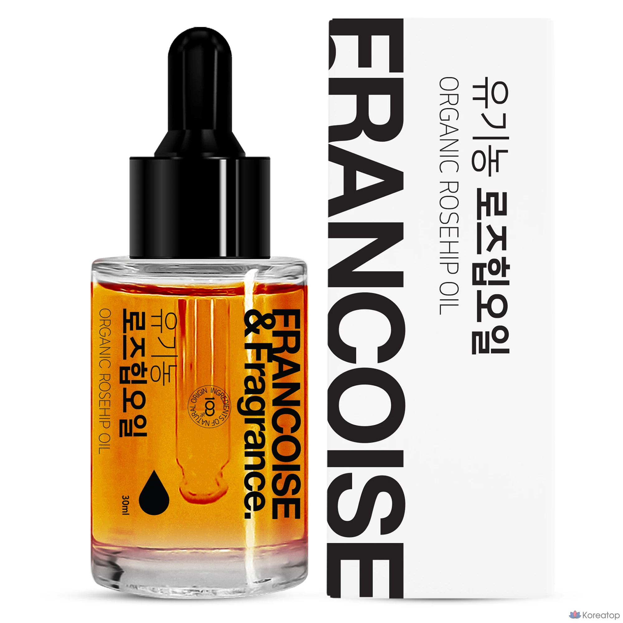 Масло шиповника Francoise&amp;fragrance Organic Rosehip Oil Unrefined, 30 мл, 1 шт.