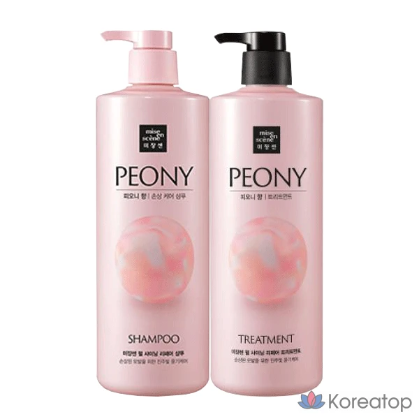 Шампунь и кондиционер Mise en Scene Pearl Shining Shampoo + Treatment, 1000 мл, 1 шт.