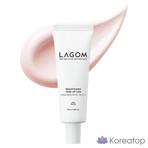 Солнцезащитный крем LAGOM Brightening Tone Up Sun SPF50+ PA++++, 50 мл, 1 шт.