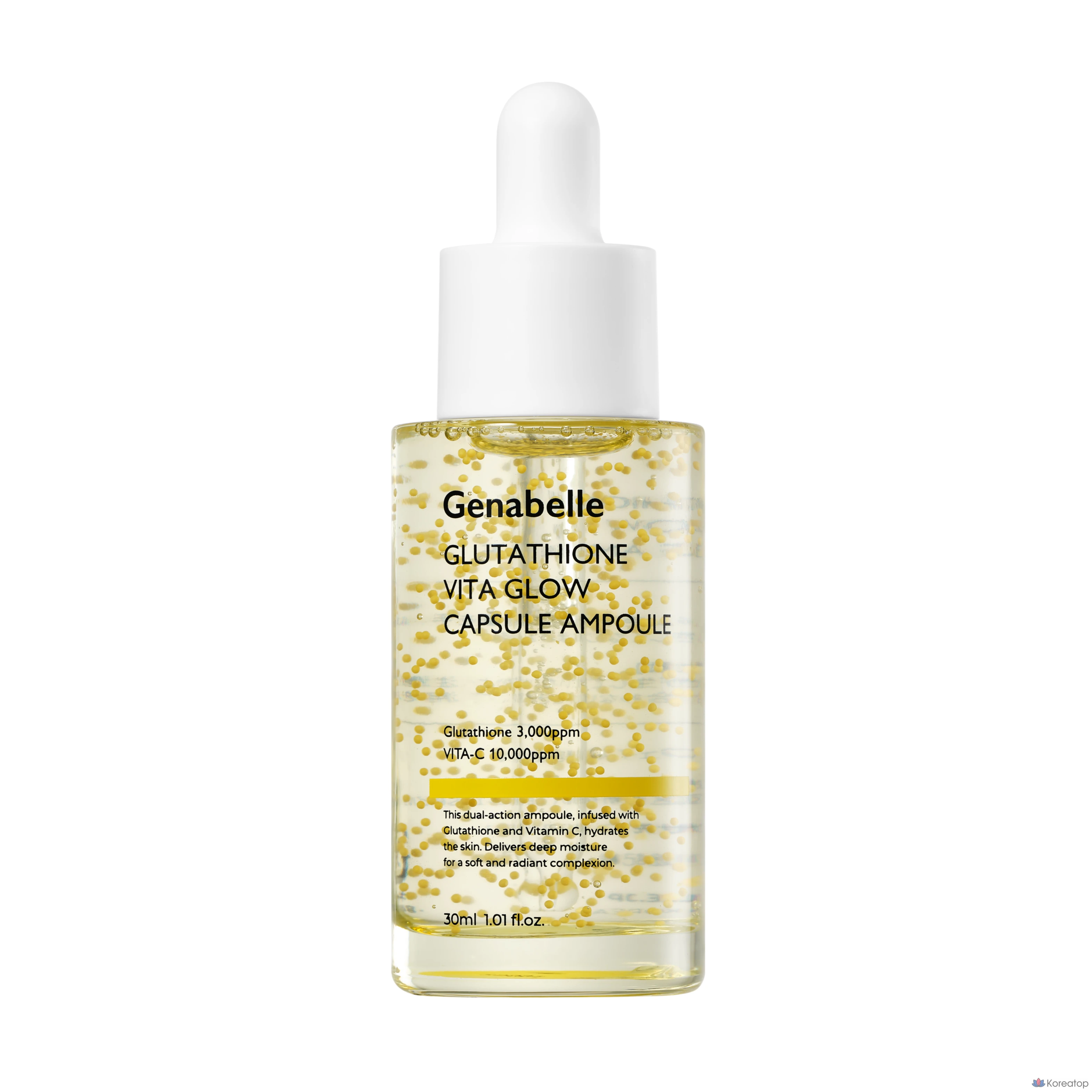 Ампульная сыворотка Genabelle Glutathione Vita Glow Capsule Ampoule, 30 мл, 1 шт.