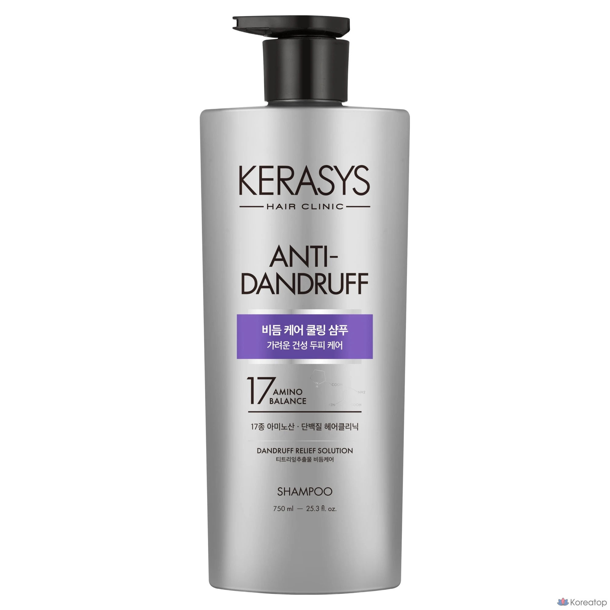 Шампунь KeraSys Cooling Protein для зудящей кожи головы и против перхоти, 750 мл, 1 шт.