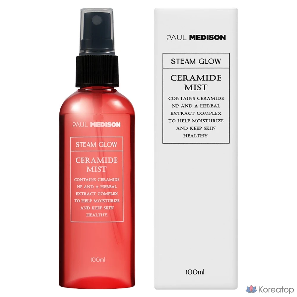 Тонер PAUL MEDISON Steam Glow Ceramide Mist, 100 мл, 1 шт.