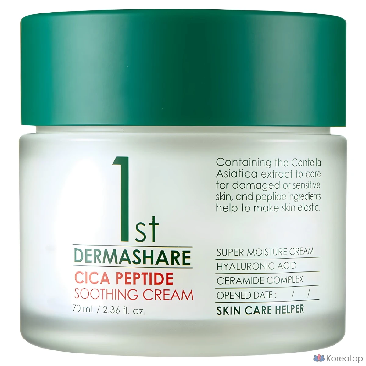 Успокаивающий крем Dermashare Cica Peptide Soothing Cream, 70 мл, 1 шт.