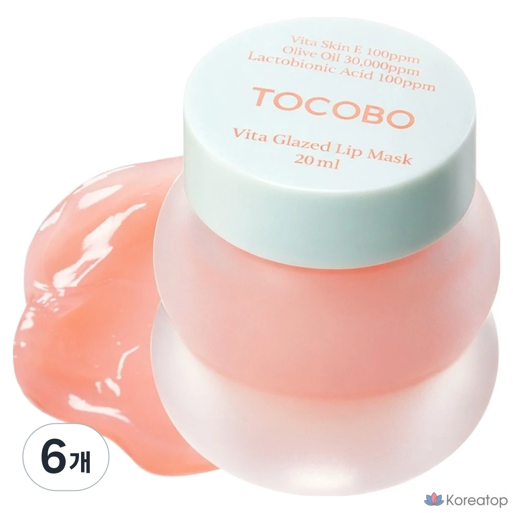 Бальзам для губ Tocobo Vita Glazed Lip Mask, 20 мл, 6 шт.