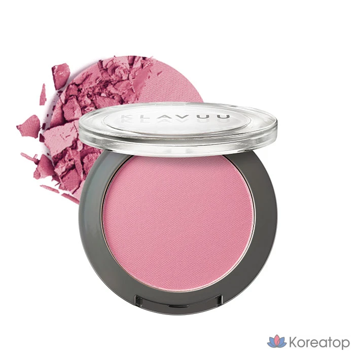 Пудра-румяна Klavuu Natural Powder Blusher, оттенок Rosy Peony, 5.5 г, 1 шт.