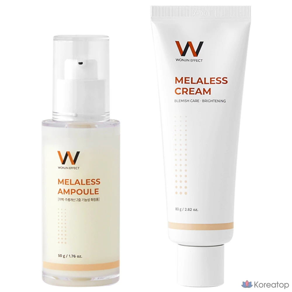 Набор для ухода Wonjen Melarice Ampoule + Melarice Cream 2-piece Set, 1 шт.