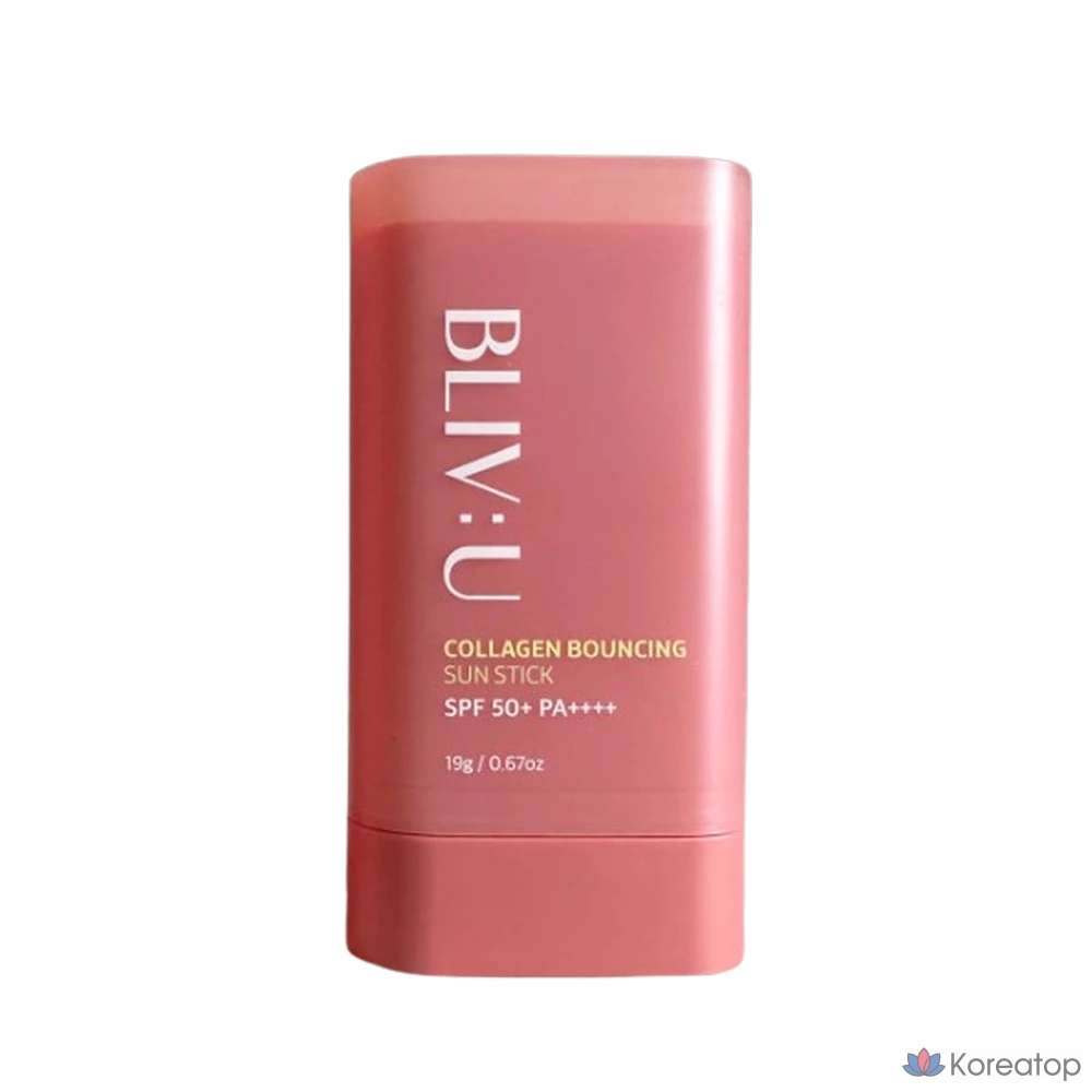 Солнцезащитный стик BLIV:U Collagen Bouncing Sun Stick SPF50+ PA++++, 19 г, 1 шт.