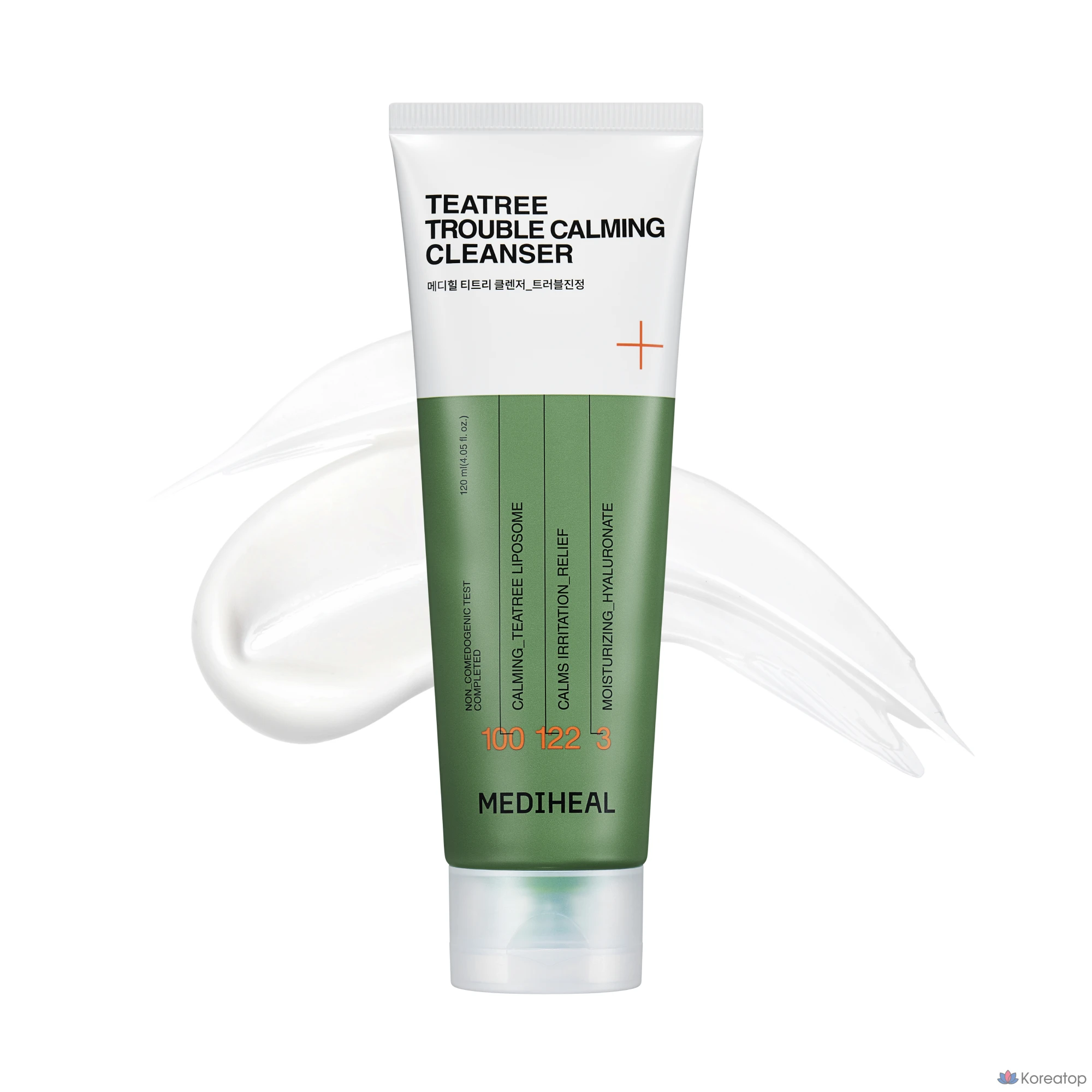 Очищающая пенка MEDIHEAL Tea Tree Trouble Calming Cleansing Foam, 120 мл, 1 шт.