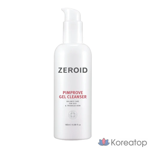 Гель-пенка для умывания ZEROID Pimprove Gel Cleanser, 180 мл, 1 шт.