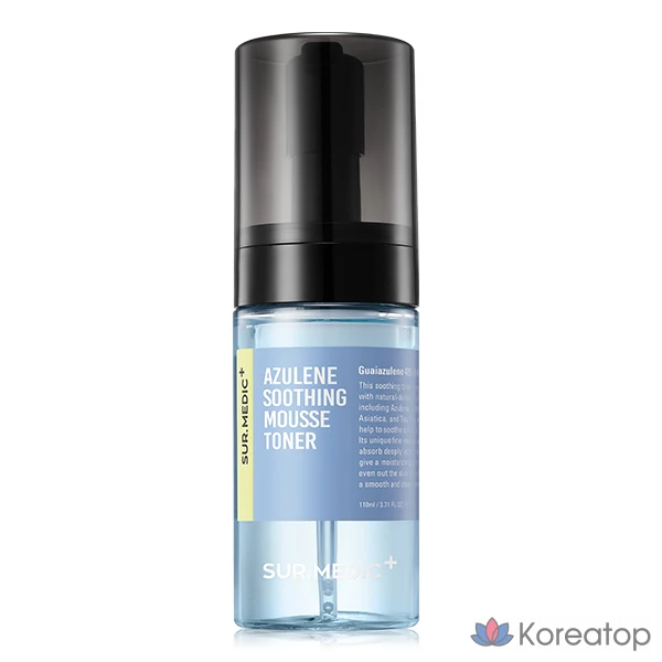 Тонер SUR.MEDIC+ Azulene Soothing Mousse Toner, 110 мл, 1 шт.