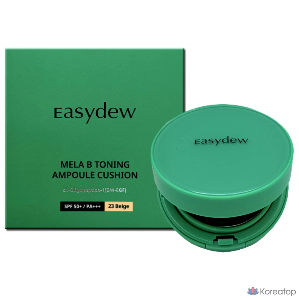 Кушон Easydew DW EGF Mela B Toning Blemish Ampoule Cushion, оттенок 21, 15 г, 1 шт.