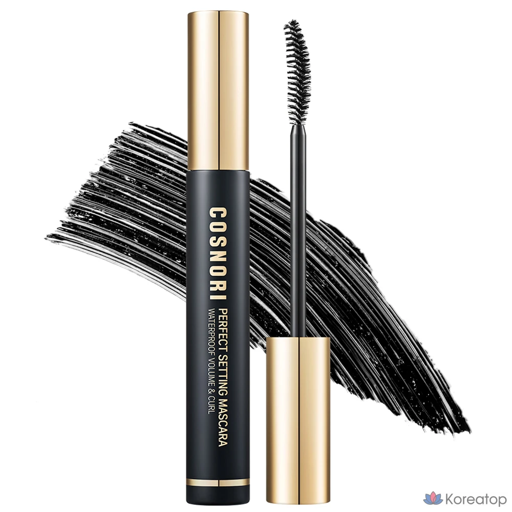 Тушь для ресниц Cosnori Perfect Setting Waterproof Mascara Volume &amp; Curl, 7 мл, 1 шт.