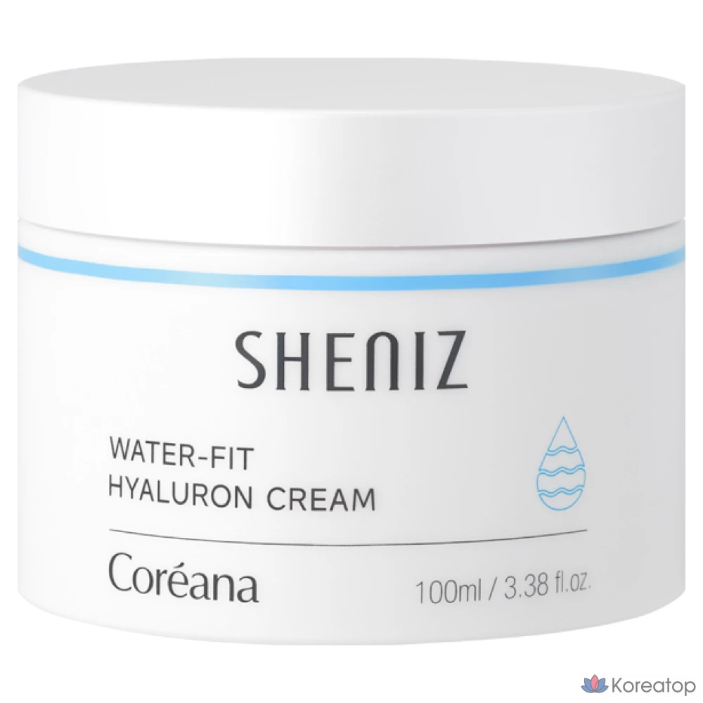 Крем для лица Coreana Shinies Waterfit Hyaluron Moisturizing Cream, 100 мл, 1 шт.
