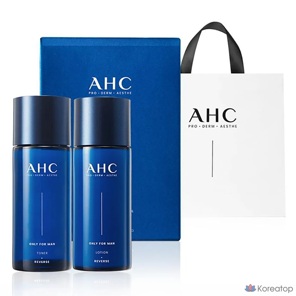 Набор для ухода AHC Only For Men 2-piece Set (Skin Care + Shopping Bag), 1 шт.