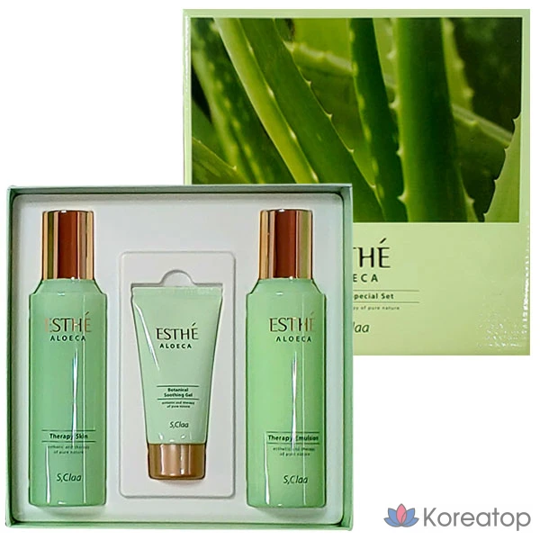 Набор для ухода Enprani Esthe Aloeca 2-piece Set, 1 шт.