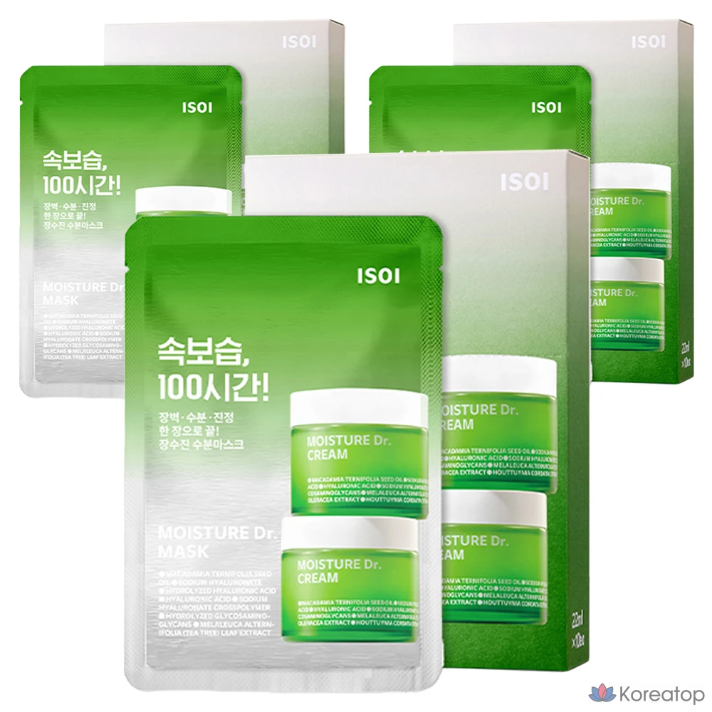 Тканевая маска для лица Isoi Moisture Doctor Jang Sujin Mask, 30 шт.