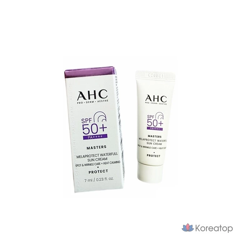 Солнцезащитный крем AHC Masters Melа Protect Waterfull Sun Cream SPF50+ PA++++, 7 мл, 1 шт.