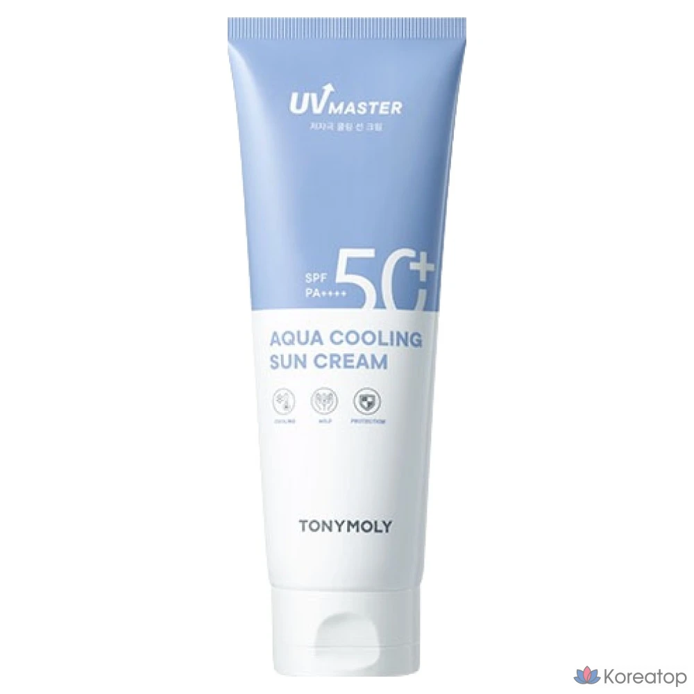 Солнцезащитный крем Tony Moly UV Master Aqua Cooling Sun Cream SPF50+ PA++++, 150 мл, 1 шт.
