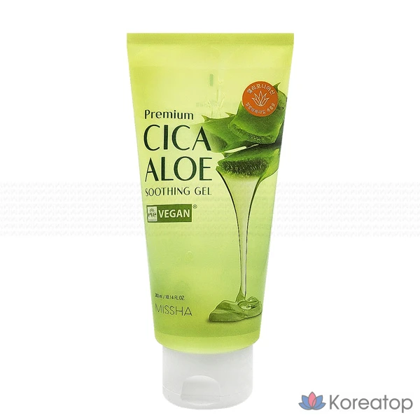 Гель для лица Missha Premium Cica Aloe Soothing Gel, 300 мл, 1 шт.