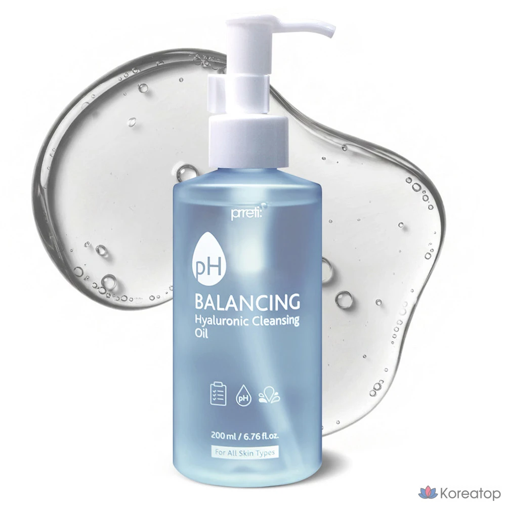Гидрофильное масло Prreti Mild Hyaluronic Cleansing Oil, 200 мл, 1 шт.